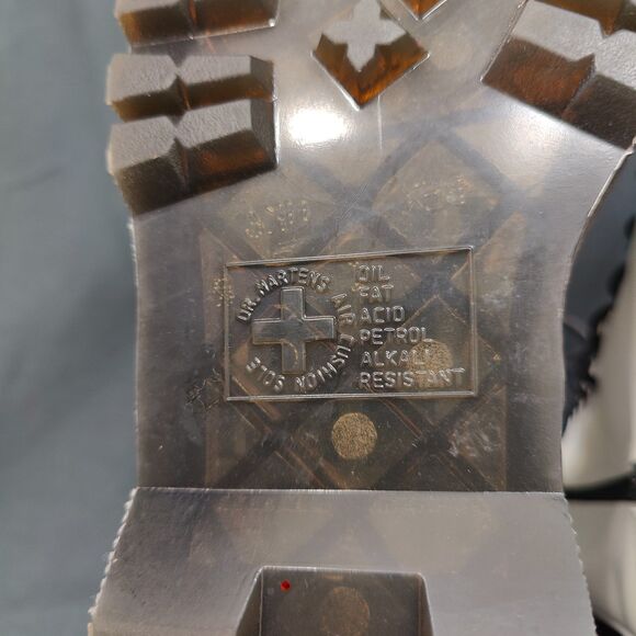 ♡ Dr. Martens ♡ Jadon Smooth Leather Platform Boot in White - Picture 7 of 9